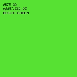 #57E132 - Bright Green Color Image