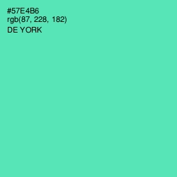 #57E4B6 - De York Color Image