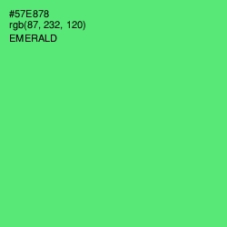 #57E878 - Emerald Color Image