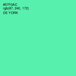 #57F0AC - De York Color Image