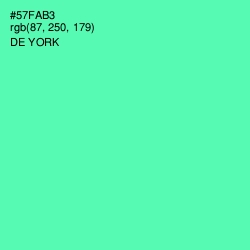 #57FAB3 - De York Color Image