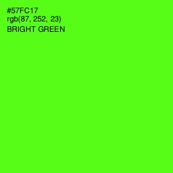 #57FC17 - Bright Green Color Image