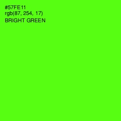 #57FE11 - Bright Green Color Image