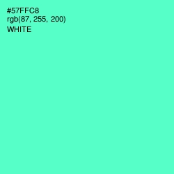 #57FFC8 - Aquamarine Color Image