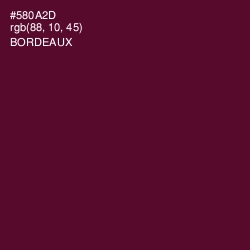 #580A2D - Bordeaux Color Image