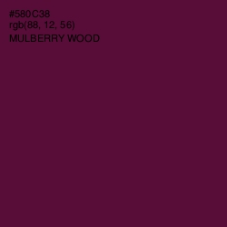 #580C38 - Mulberry Wood Color Image