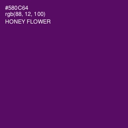 #580C64 - Honey Flower Color Image