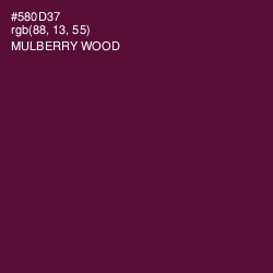 #580D37 - Mulberry Wood Color Image