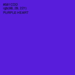 #581CDD - Purple Heart Color Image