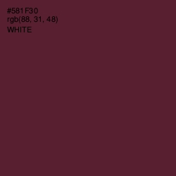 #581F30 - Wine Berry Color Image