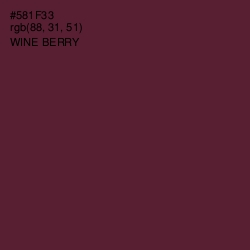 #581F33 - Wine Berry Color Image