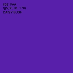 #581FAA - Daisy Bush Color Image