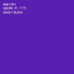 #581FB1 - Daisy Bush Color Image