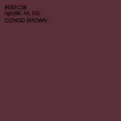 #582C38 - Congo Brown Color Image