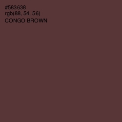 #583638 - Congo Brown Color Image