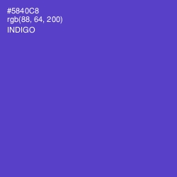 #5840C8 - Indigo Color Image