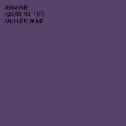 #58416B - Mulled Wine Color Image