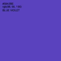 #5842BE - Blue Violet Color Image