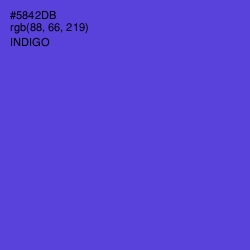 #5842DB - Indigo Color Image