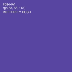 #5844A1 - Butterfly Bush Color Image