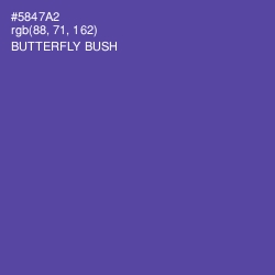 #5847A2 - Butterfly Bush Color Image