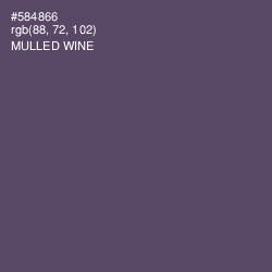 #584866 - Mulled Wine Color Image