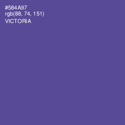 #584A97 - Victoria Color Image