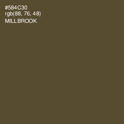 #584C30 - Millbrook Color Image