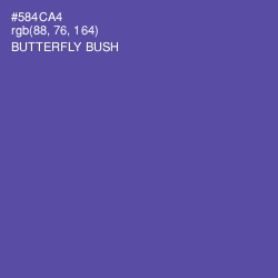 #584CA4 - Butterfly Bush Color Image