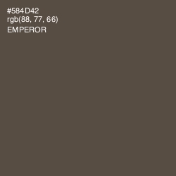 #584D42 - Emperor Color Image