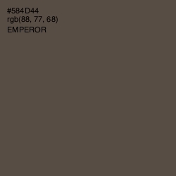 #584D44 - Emperor Color Image