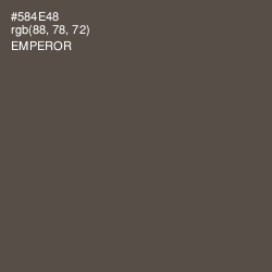 #584E48 - Emperor Color Image