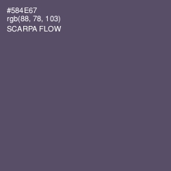 #584E67 - Scarpa Flow Color Image