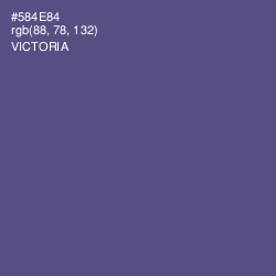 #584E84 - Victoria Color Image