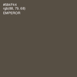 #584F44 - Emperor Color Image