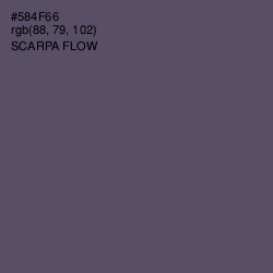 #584F66 - Scarpa Flow Color Image