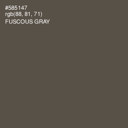 #585147 - Fuscous Gray Color Image