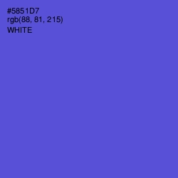 #5851D7 - Indigo Color Image