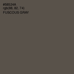 #58524A - Fuscous Gray Color Image