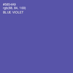 #5854A9 - Blue Violet Color Image