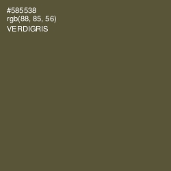 #585538 - Verdigris Color Image