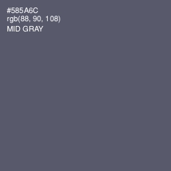 #585A6C - Mid Gray Color Image