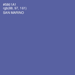 #5861A1 - San Marino Color Image