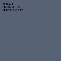 #586275 - Shuttle Gray Color Image