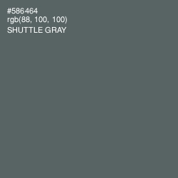 #586464 - Shuttle Gray Color Image