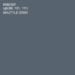 #58656F - Shuttle Gray Color Image