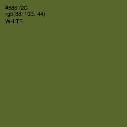 #58672C - Chalet Green Color Image