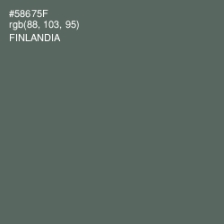 #58675F - Finlandia Color Image