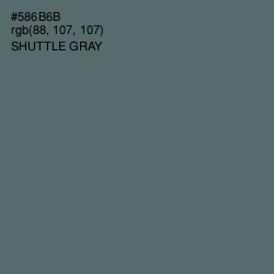 #586B6B - Shuttle Gray Color Image