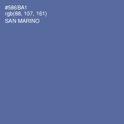 #586BA1 - San Marino Color Image